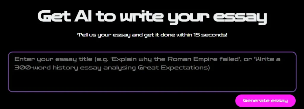 AI Essay Writer - by EasyA