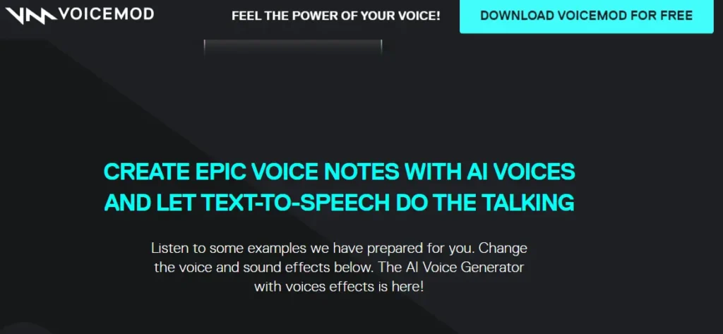 Voicemod Text-To-Speech